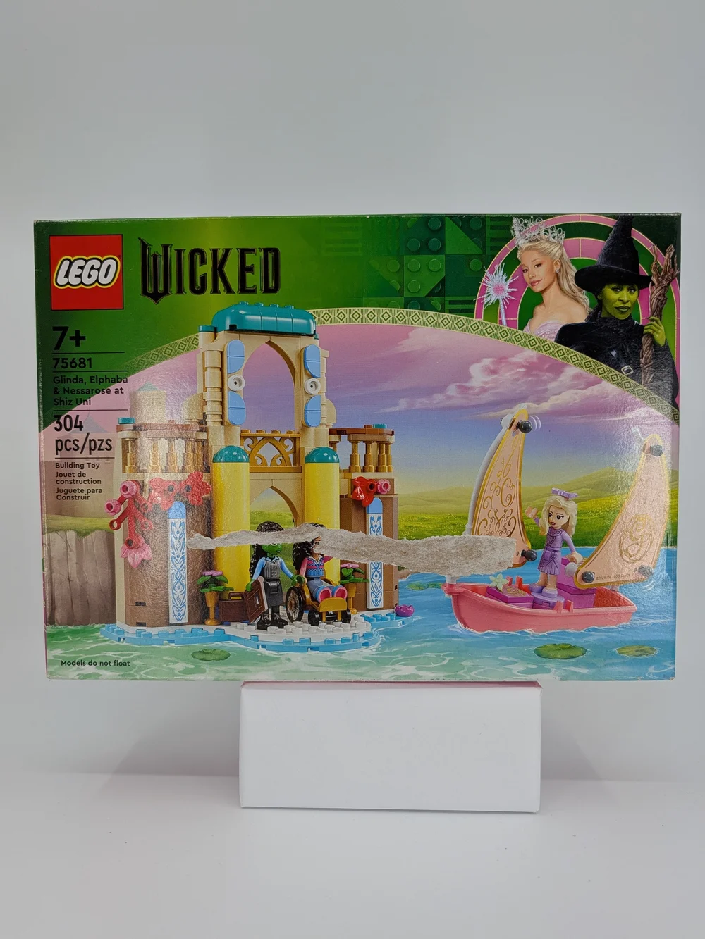 LEGO 75681 Wicked Glinda, Elphaba & Nessarose at Shiz Uni Sealed In Damaged Box